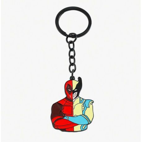 Deadpool and Wolverine Lookalike Keyring Image