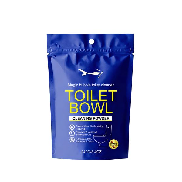 Toilet Cleaning Bubble Powder Odour &amp; Stain Remover