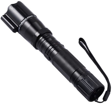 LED Flashlights Self Defensive Stun Gun Rechargeable Rotary Super Light Image