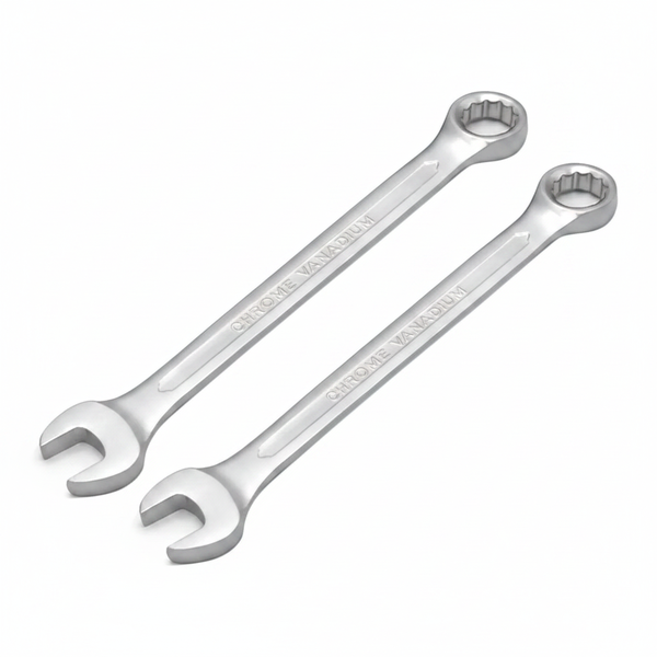 Force 12mm Combination Wrench - Chrome Vanadium Steel Tool - 2 Pack