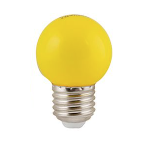 5 Pack - 2w Coloured E27 Light Bulbs