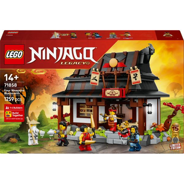 LEGO® NINJAGO® Four Weapons Blacksmith 15th Anniversary 71858