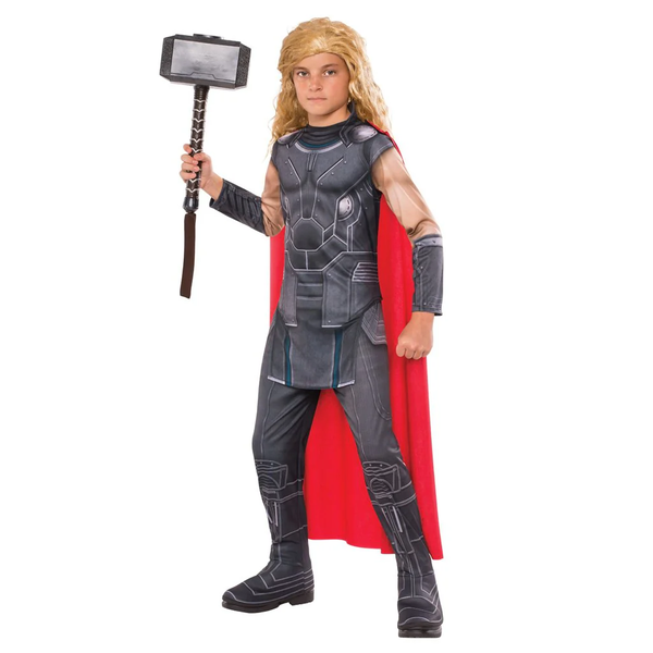 Thor Ragnarok Child Costume - Superhero Dress-Up Outfit with Cape 4-6 years