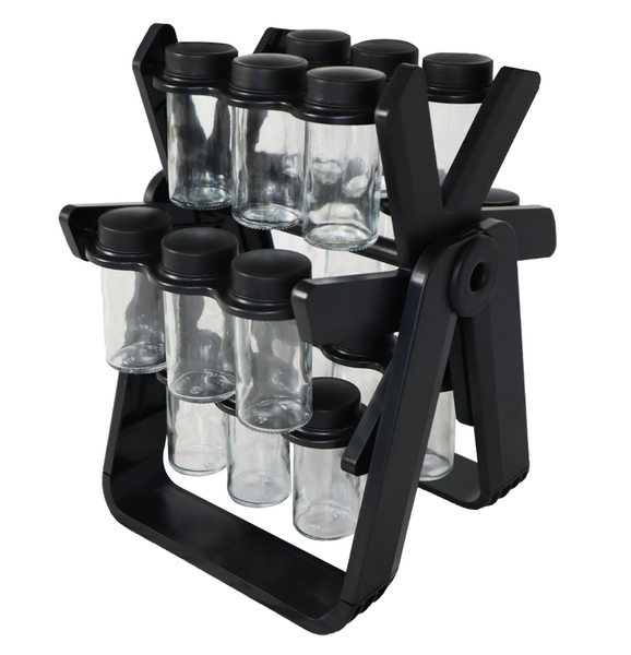 AD-381 Ferris Wheel Rotating Glass Spice Rack