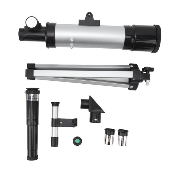 90x Refractor Telescope with Finderscope for Travel Birding