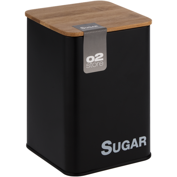 O2 Store Sugar Cannister - Black