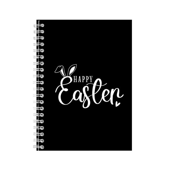 Happy A5 Notebook Pad for Men Women Trendy Easter Graphic Design Present077