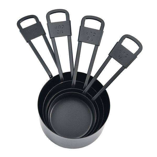 Alanes 4-In-1 Stainless Steel Measuring Cups Set for Liquid &amp; Dry Ingredients