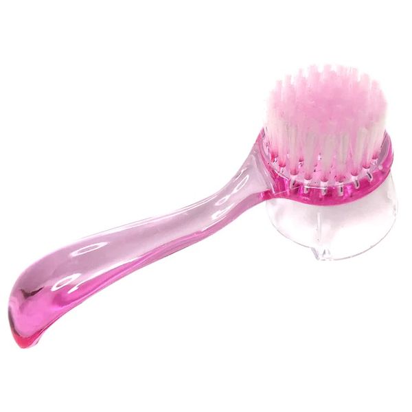 Nail Scrub Brush With Lid-Pink