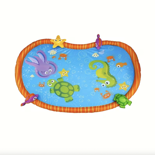 Ocean-Themed Sprinkler Play Pad - 150 x 100cm