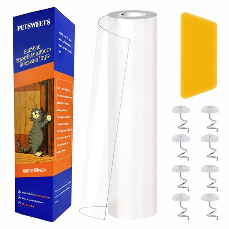 Cat Anti Scratch Tape Traceless Sofa Protectors from Pets - 300cm×30cm Image