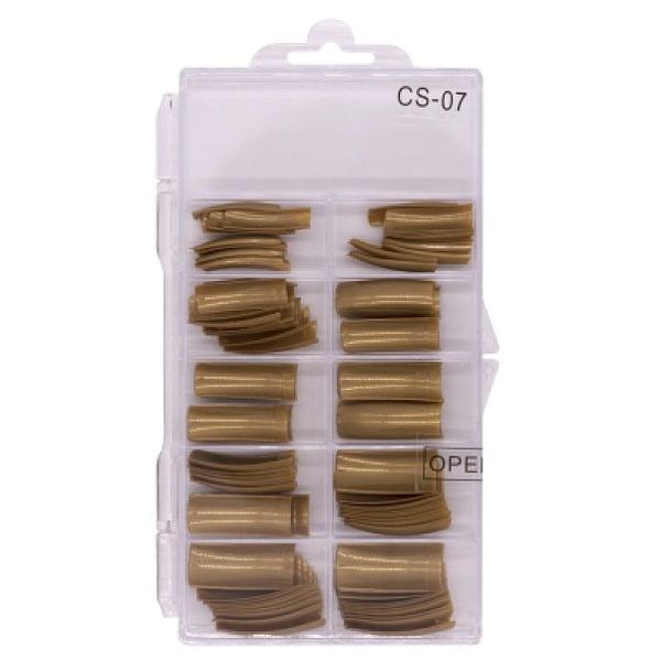 Gold Nail Tips - 100 Pieces