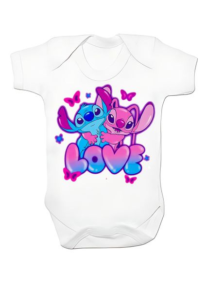 Stitch and Angel Hugs