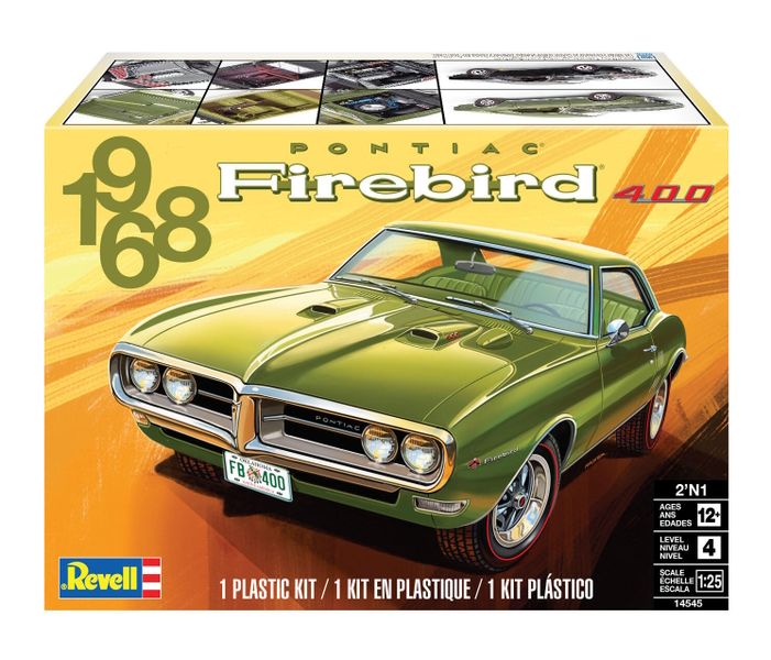 Revell 1/25 1968 Pontiac Firebird Plastic Model Kit