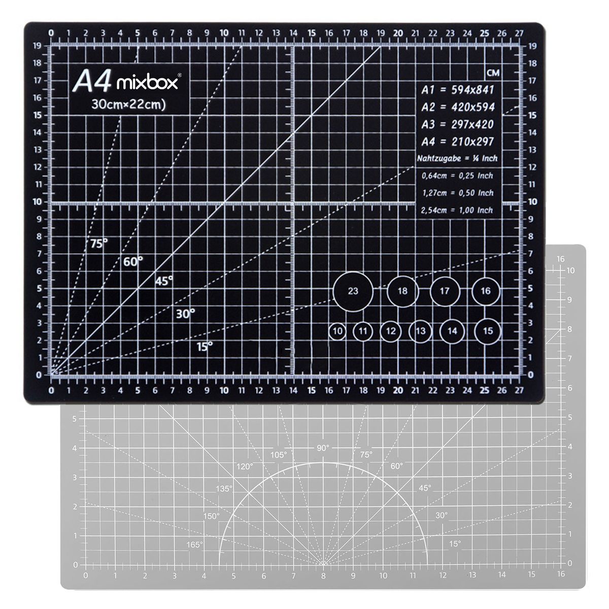 Mix Box Double Sided Self-Healing A4 Cutting Mat