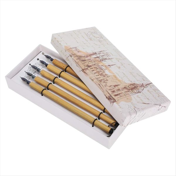5 Pcs Calligraphy Dip Pen Vintage Handcrafted Calligraphy Pens