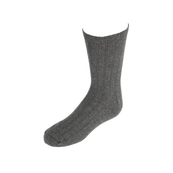 Boys Grey School Ware Socks 3 Pack ~Long Grey