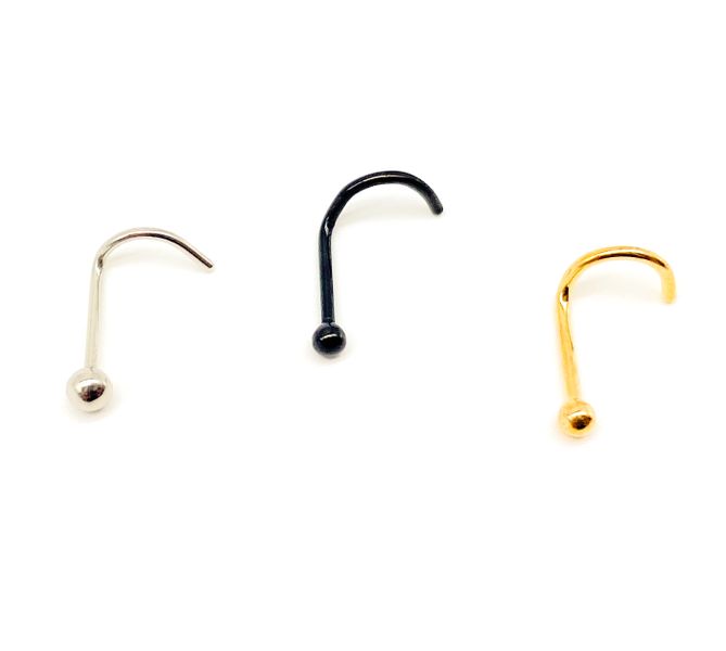 Fabulae Pigtail Nose Ring Set, Brooklyn