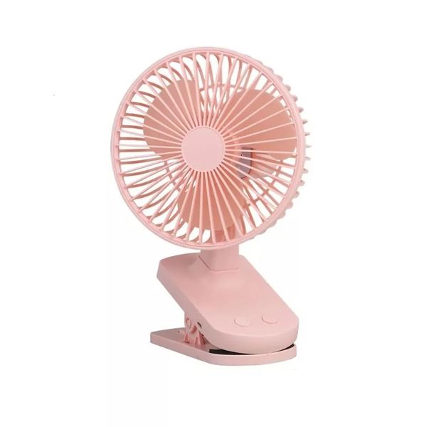 Rechargeable Clip-On Portable Fan with Adjustable Moveable Head