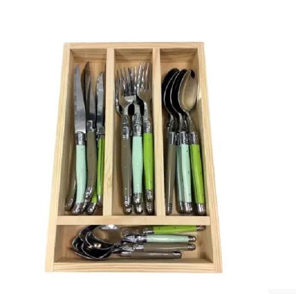 Laguiole by Jean Dubost - France 24 Piece Cutlery Set - Robinson Mix