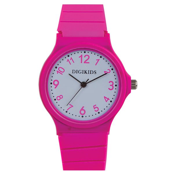 Digitime Girls Pink Kids Analogue Watch