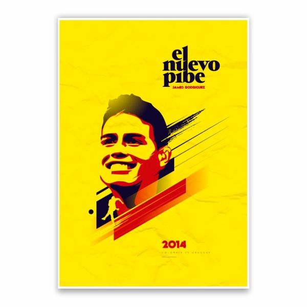 James Rodriguez 2014 Poster - A1
