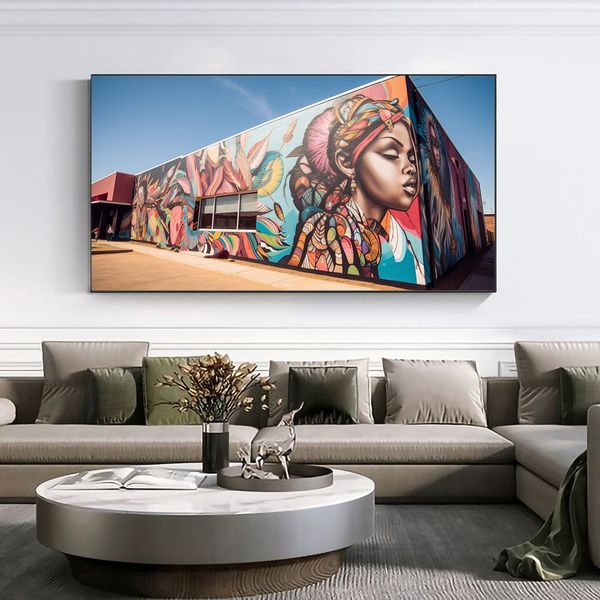 Canvas Wall Art - Street Art Mural - 0299