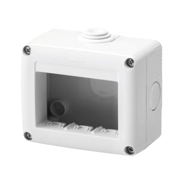 Gewiss - 3 Gang Horizontal Enclosure IP40