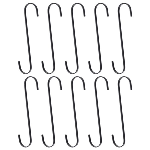 10 Pack Extra Large 10 Inch Long S Hooks for Hanging Plant,Basket,Tree Bran