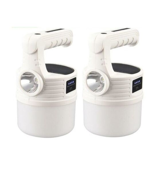 Portable Emergency Rechargeable Lamp- Set Of 2
