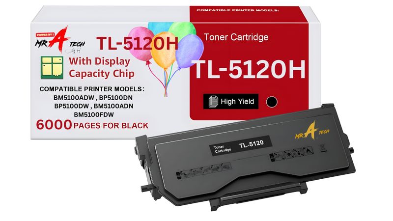 Black Toner Cartridge Compatible with Pantum TL-5120 / TL-5120H 6K Page