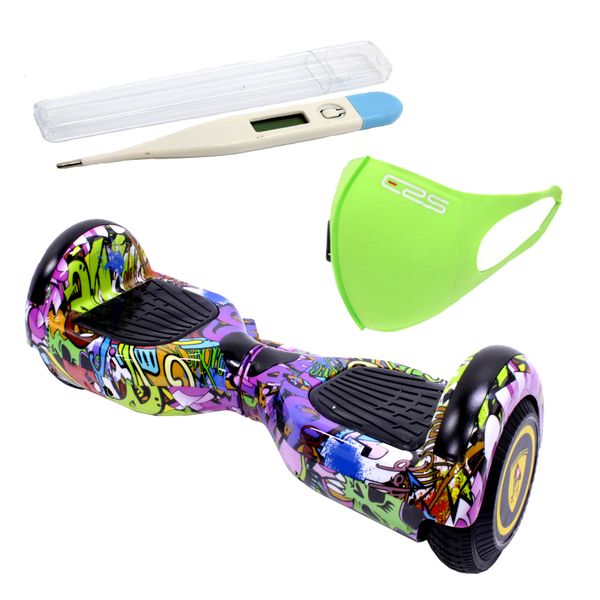 Self Balance Scooter 6.5" Hoverboard -LED- Bluetooth - ERS Mask - Freestyle