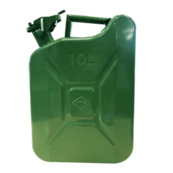 Jerrycan Metal 10 Litre - 4 Pack