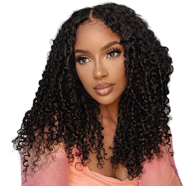 22Inch 13X4 Burmese Curly Wig With Ear to Ear HD Lace Front Human Hair Wig