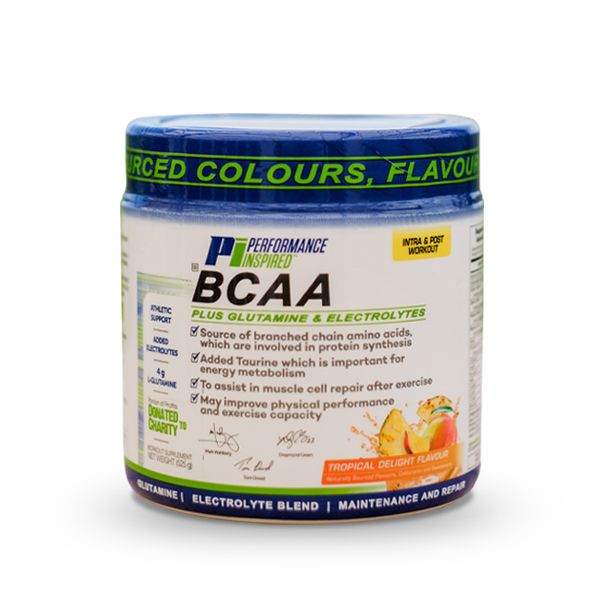 Performance Inspired Nutrition BCAA Naturally Sourced Tropical - 525g