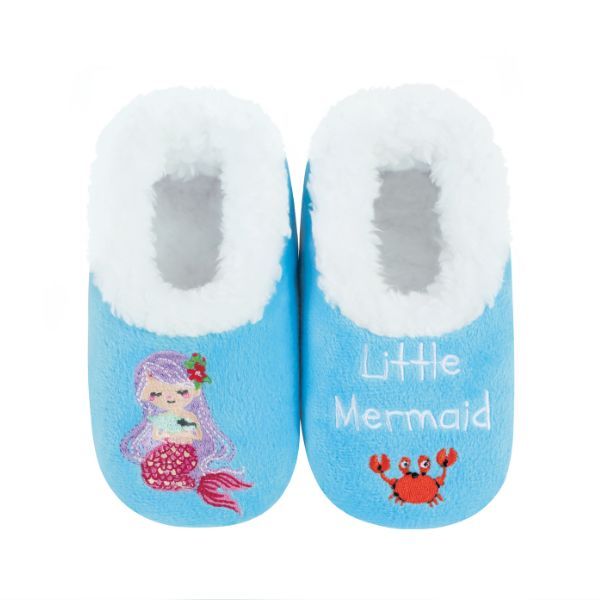 Snoozies Toddler Mermaid Fleece Slippers