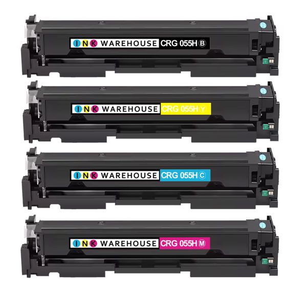 Color Toner Cartridge Multipack Compatible with CANON 055H / 055H
