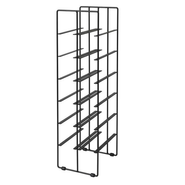 Blomus Wine Rack Storage for 12 Bottles in Black Steel – PILARE