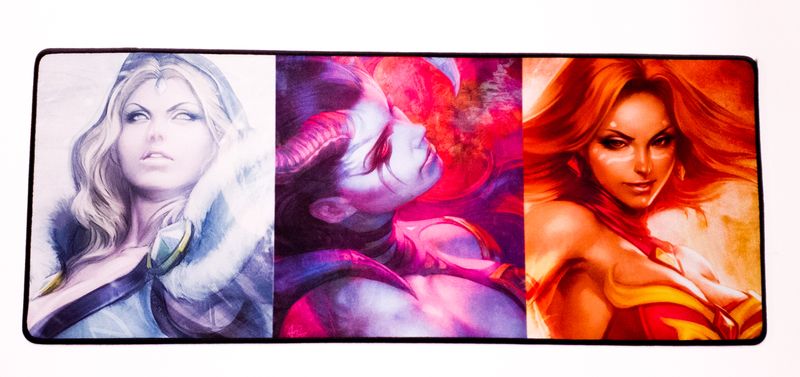 Dota Themed Gaming Mousepad - CM, QoP &amp; Lina