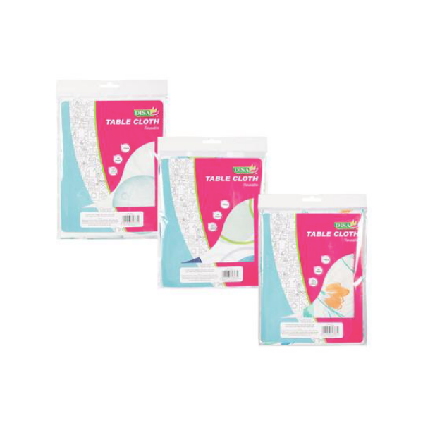 Disa Homeware- White Oblong Table Cloths- Pack Of 3