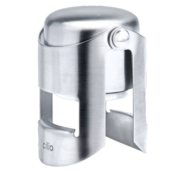 Cilio Champagne Stopper - Satin