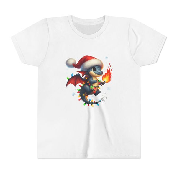 Dragon Festive Kiddies T-shirt (white)