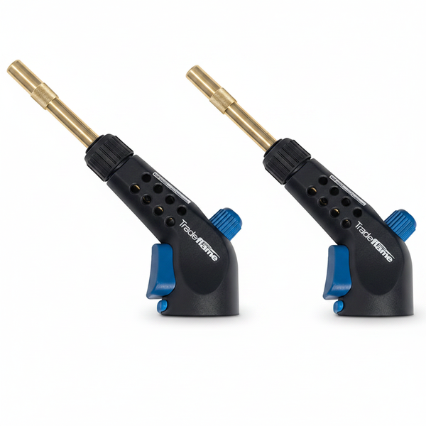 Tradeflame Turbo Blow Torch with Adjustable Flame Control - 2 Pack