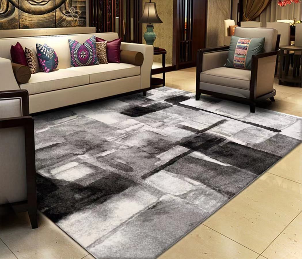 200cm by 150cm - Modern 3D Geometric Design Area 13 Rug