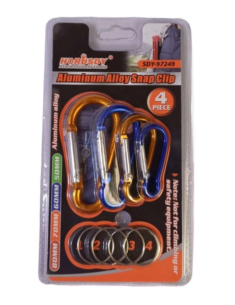 HORUSDY - Aluminum Alloy Snap Clip