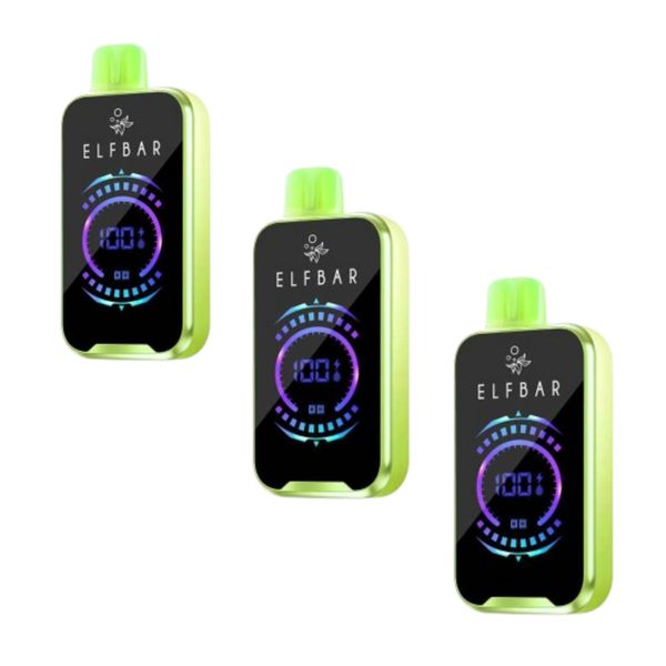 Elfbar 20000 puffs kiwi passion fruit guava 3 pack