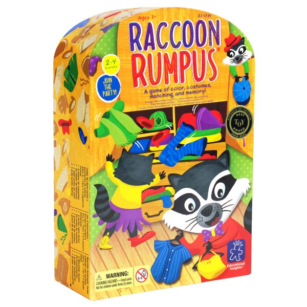 Educational Insights Raccoon Rumpus Matching Card Game