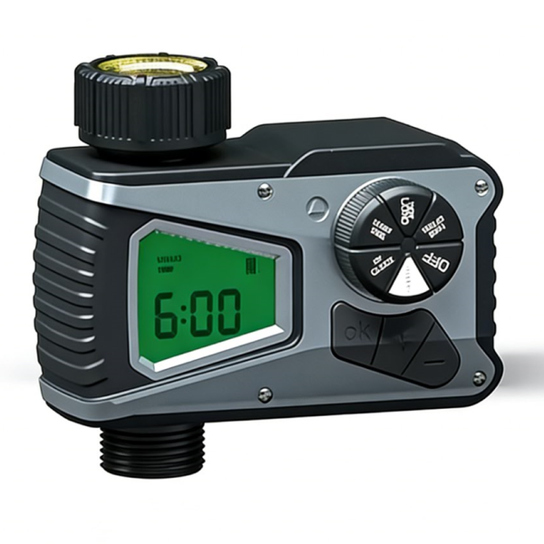 Smart Water Timer Garden Hose Irrigation Controller Rain Delay Manual Mode