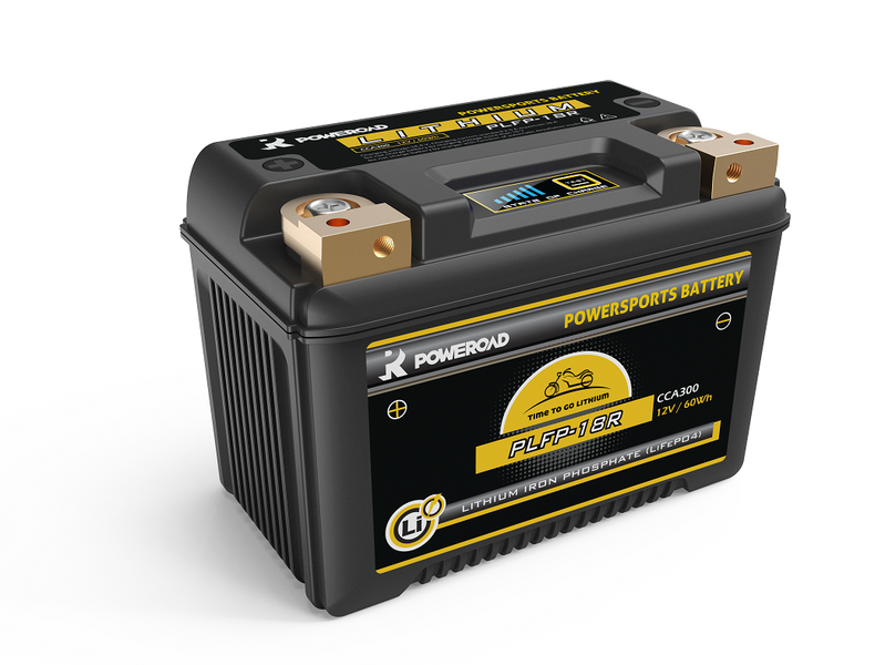 Poweroad - PLFP-18R - Lithium Iron Motorcycle Starting Battery