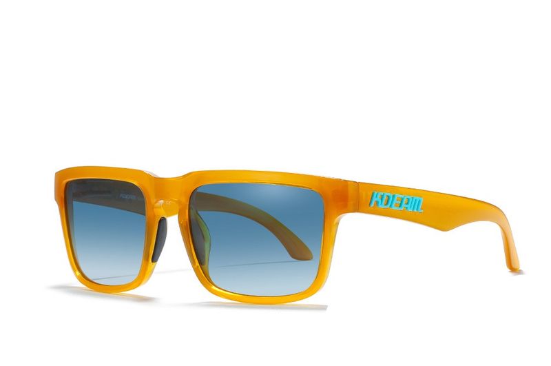 KDEAM KD332-C34 Gradient Ice Blue Lens Polarized Sunglasses